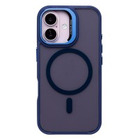 Чехол-накладка для Apple iPhone 16 (темно-синий) - SM026 SafeMag