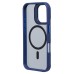 Чехол-накладка для Apple iPhone 16 (темно-синий) - SM026 SafeMag