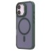 Чехол-накладка для Apple iPhone 16 (темно-зеленый) - SM026 SafeMag