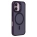 Чехол-накладка для Apple iPhone 16 (темно-фиолетовый) - SM026 SafeMag