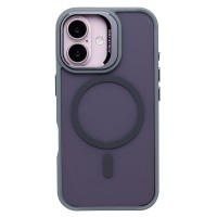 Чехол-накладка для Apple iPhone 16 (серый) - SM026 SafeMag