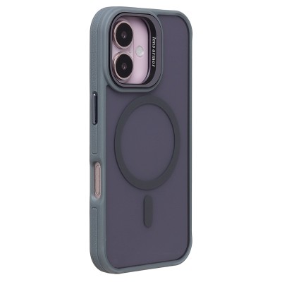 Чехол-накладка для Apple iPhone 16 (серый) - SM026 SafeMag