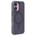 Чехол-накладка для Apple iPhone 16 (серый) - SM026 SafeMag