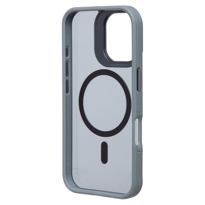 Чехол-накладка для Apple iPhone 16 (серый) - SM026 SafeMag