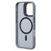 Чехол-накладка для Apple iPhone 16 (серый) - SM026 SafeMag