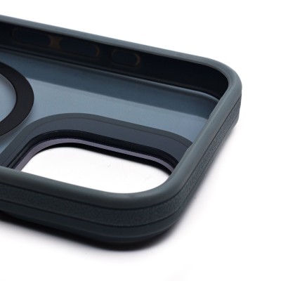 Чехол-накладка для Apple iPhone 16 (серый) - SM026 SafeMag