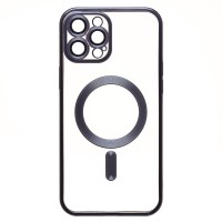 Чехол-накладка для Apple iPhone 12 Pro Max (титановый синий) - SM027 SafeMag