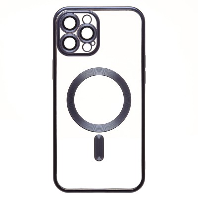 Чехол-накладка для Apple iPhone 12 Pro Max (титановый синий) - SM027 SafeMag