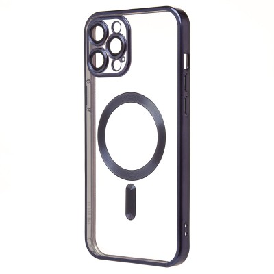 Чехол-накладка для Apple iPhone 12 Pro Max (титановый синий) - SM027 SafeMag
