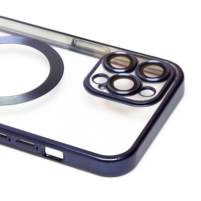 Чехол-накладка для Apple iPhone 12 Pro Max (титановый синий) - SM027 SafeMag