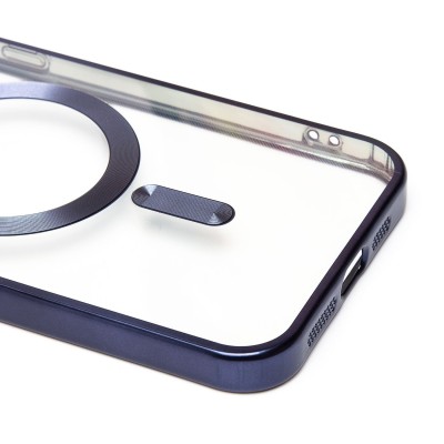 Чехол-накладка для Apple iPhone 12 Pro Max (титановый синий) - SM027 SafeMag