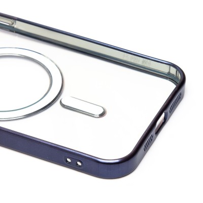 Чехол-накладка для Apple iPhone 12 Pro Max (титановый синий) - SM027 SafeMag
