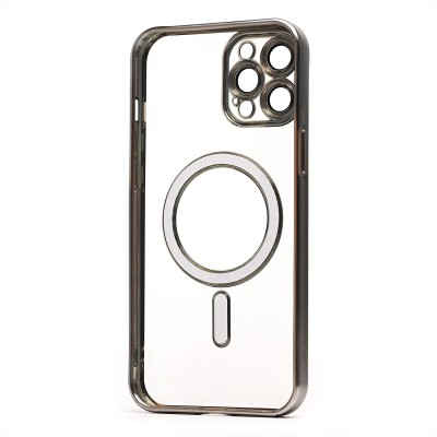 Чехол-накладка для Apple iPhone 12 Pro Max (серебяный) - SM027 SafeMag