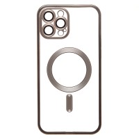 Чехол-накладка для Apple iPhone 12 Pro Max (титановый) - SM027 SafeMag