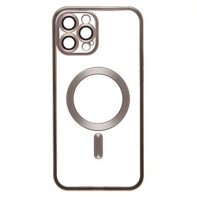 Чехол-накладка для Apple iPhone 12 Pro Max (титановый) - SM027 SafeMag