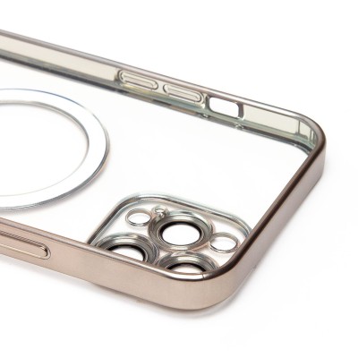 Чехол-накладка для Apple iPhone 12 Pro Max (титановый) - SM027 SafeMag