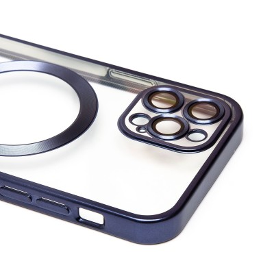 Чехол-накладка для Apple iPhone 12 Pro (титановый синий) - SM027 SafeMag