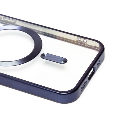 Чехол-накладка для Apple iPhone 12 Pro (титановый синий) - SM027 SafeMag