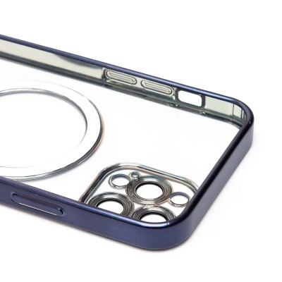 Чехол-накладка для Apple iPhone 12 Pro (титановый синий) - SM027 SafeMag