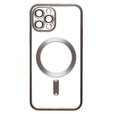 Чехол-накладка для Apple iPhone 12 Pro (серебяный) - SM027 SafeMag