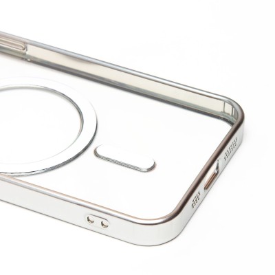 Чехол-накладка для Apple iPhone 12 Pro (серебяный) - SM027 SafeMag