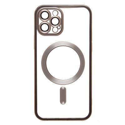 Чехол-накладка для Apple iPhone 12 Pro (титановый) - SM027 SafeMag