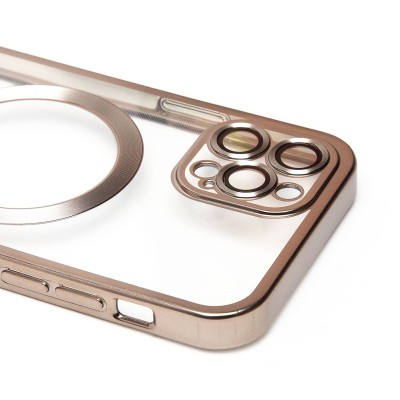 Чехол-накладка для Apple iPhone 12 Pro (титановый) - SM027 SafeMag