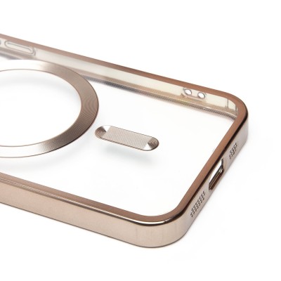 Чехол-накладка для Apple iPhone 12 Pro (титановый) - SM027 SafeMag