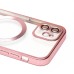 Чехол-накладка для Apple iPhone 12 (розовый) - SM027 SafeMag