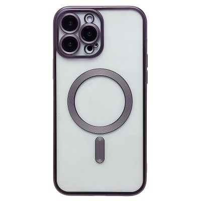Чехол-накладка для Apple iPhone 13 Pro Max (темно-фиолетовый) - SM027 SafeMag Чехол-накладка для Apple iPhone 13 Pro Max (темно-фиолетовый) - SM027 SafeMag