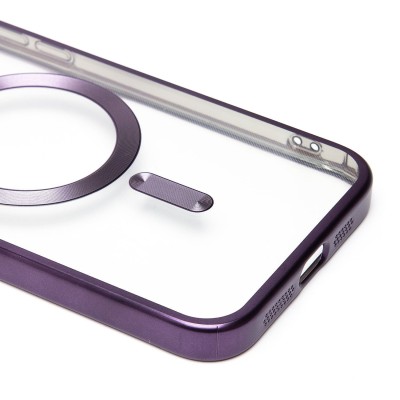 Чехол-накладка для Apple iPhone 13 Pro Max (темно-фиолетовый) - SM027 SafeMag