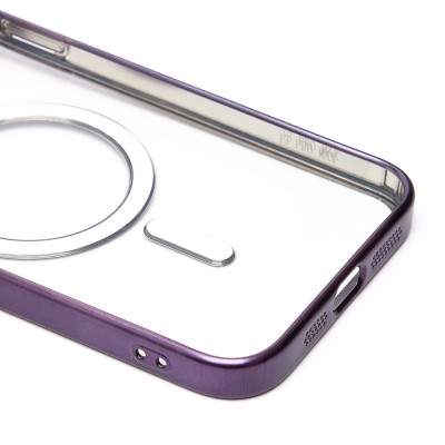 Чехол-накладка для Apple iPhone 13 Pro Max (темно-фиолетовый) - SM027 SafeMag