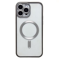 Чехол-накладка для Apple iPhone 13 Pro Max (серебяный) - SM027 SafeMag