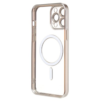 Чехол-накладка для Apple iPhone 13 Pro Max (серебяный) - SM027 SafeMag Чехол-накладка для Apple iPhone 13 Pro Max (серебяный) - SM027 SafeMag