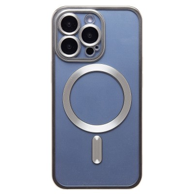 Чехол-накладка для Apple iPhone 13 Pro (серебяный) - SM027 SafeMag