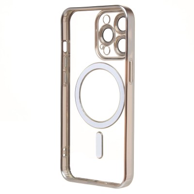 Чехол-накладка для Apple iPhone 13 Pro (серебяный) - SM027 SafeMag