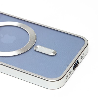 Чехол-накладка для Apple iPhone 13 Pro (серебяный) - SM027 SafeMag