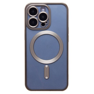 Чехол-накладка для Apple iPhone 13 Pro (титановый) - SM027 SafeMag