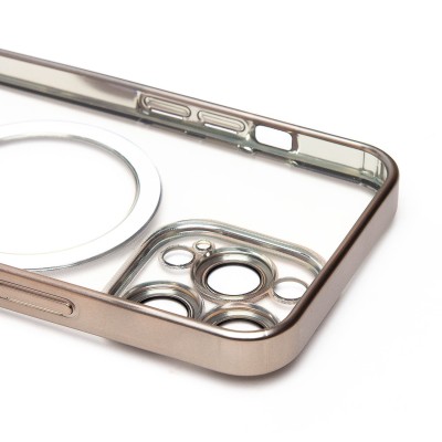 Чехол-накладка для Apple iPhone 13 Pro (титановый) - SM027 SafeMag