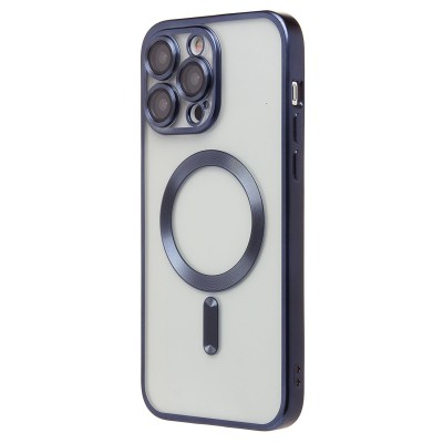 Чехол-накладка для Apple iPhone 14 Pro Max (титановый синий) - SM027 SafeMag