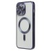 Чехол-накладка для Apple iPhone 14 Pro Max (титановый синий) - SM027 SafeMag