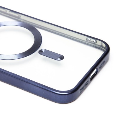 Чехол-накладка для Apple iPhone 14 Pro Max (титановый синий) - SM027 SafeMag