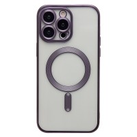 Чехол-накладка для Apple iPhone 14 Pro Max (темно-фиолетовый) - SM027 SafeMag