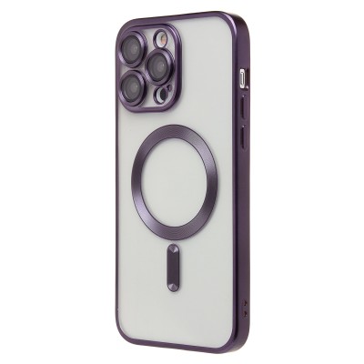 Чехол-накладка для Apple iPhone 14 Pro Max (темно-фиолетовый) - SM027 SafeMag Чехол-накладка для Apple iPhone 14 Pro Max (темно-фиолетовый) - SM027 SafeMag