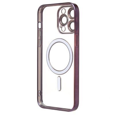 Чехол-накладка для Apple iPhone 14 Pro Max (темно-фиолетовый) - SM027 SafeMag Чехол-накладка для Apple iPhone 14 Pro Max (темно-фиолетовый) - SM027 SafeMag