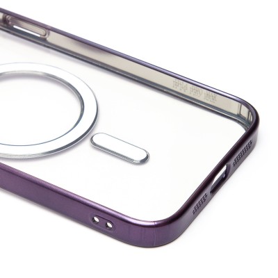 Чехол-накладка для Apple iPhone 14 Pro Max (темно-фиолетовый) - SM027 SafeMag Чехол-накладка для Apple iPhone 14 Pro Max (темно-фиолетовый) - SM027 SafeMag