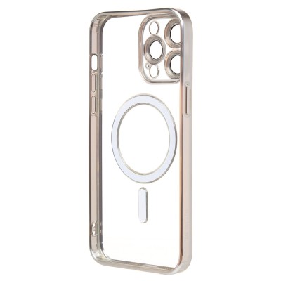 Чехол-накладка для Apple iPhone 14 Pro Max (серебяный) - SM027 SafeMag