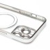 Чехол-накладка для Apple iPhone 14 Pro Max (серебяный) - SM027 SafeMag