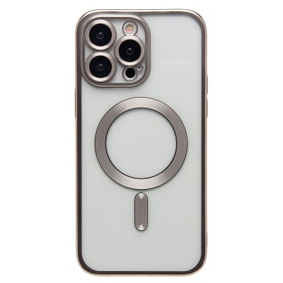Чехол-накладка для Apple iPhone 14 Pro Max (титановый) - SM027 SafeMag