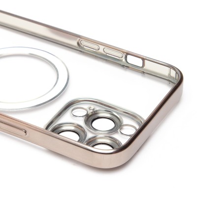 Чехол-накладка для Apple iPhone 14 Pro Max (титановый) - SM027 SafeMag Чехол-накладка для Apple iPhone 14 Pro Max (титановый) - SM027 SafeMag